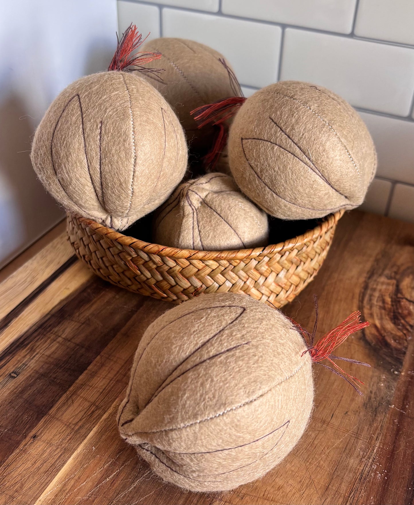 Pretend Play Felt Food Onion