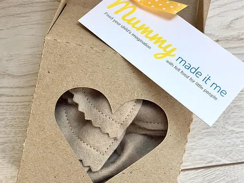 Pretend Play Felt Food Ravioli Pasta Parcels