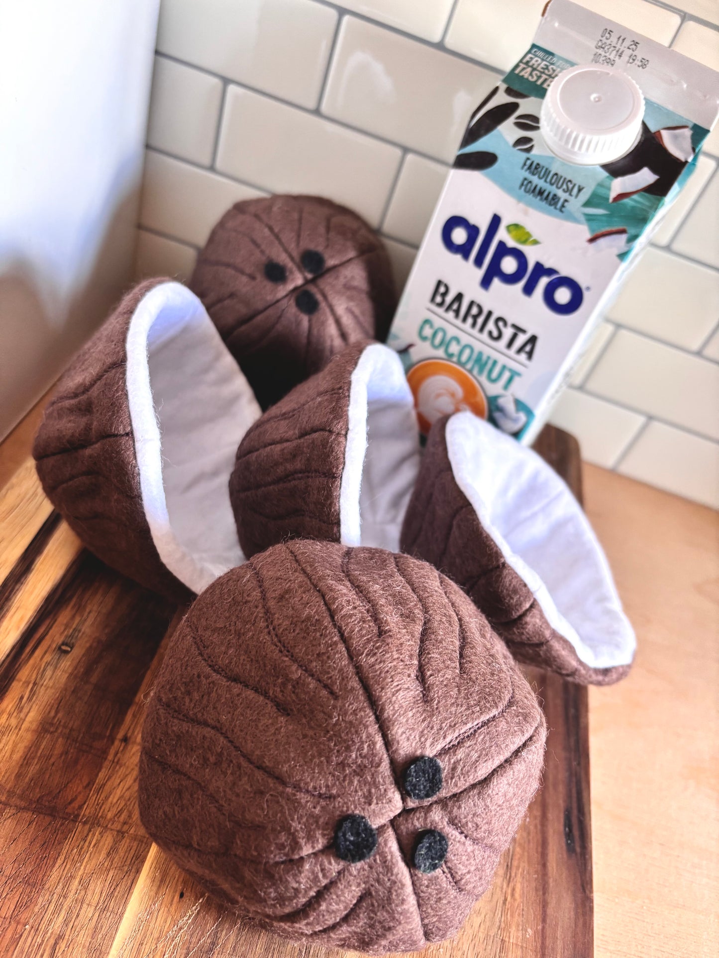 Pretend Play Felt Coconut
