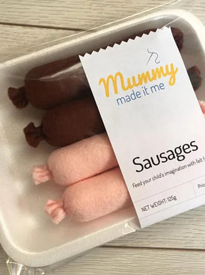 Pretend Play Felt Food Sausages