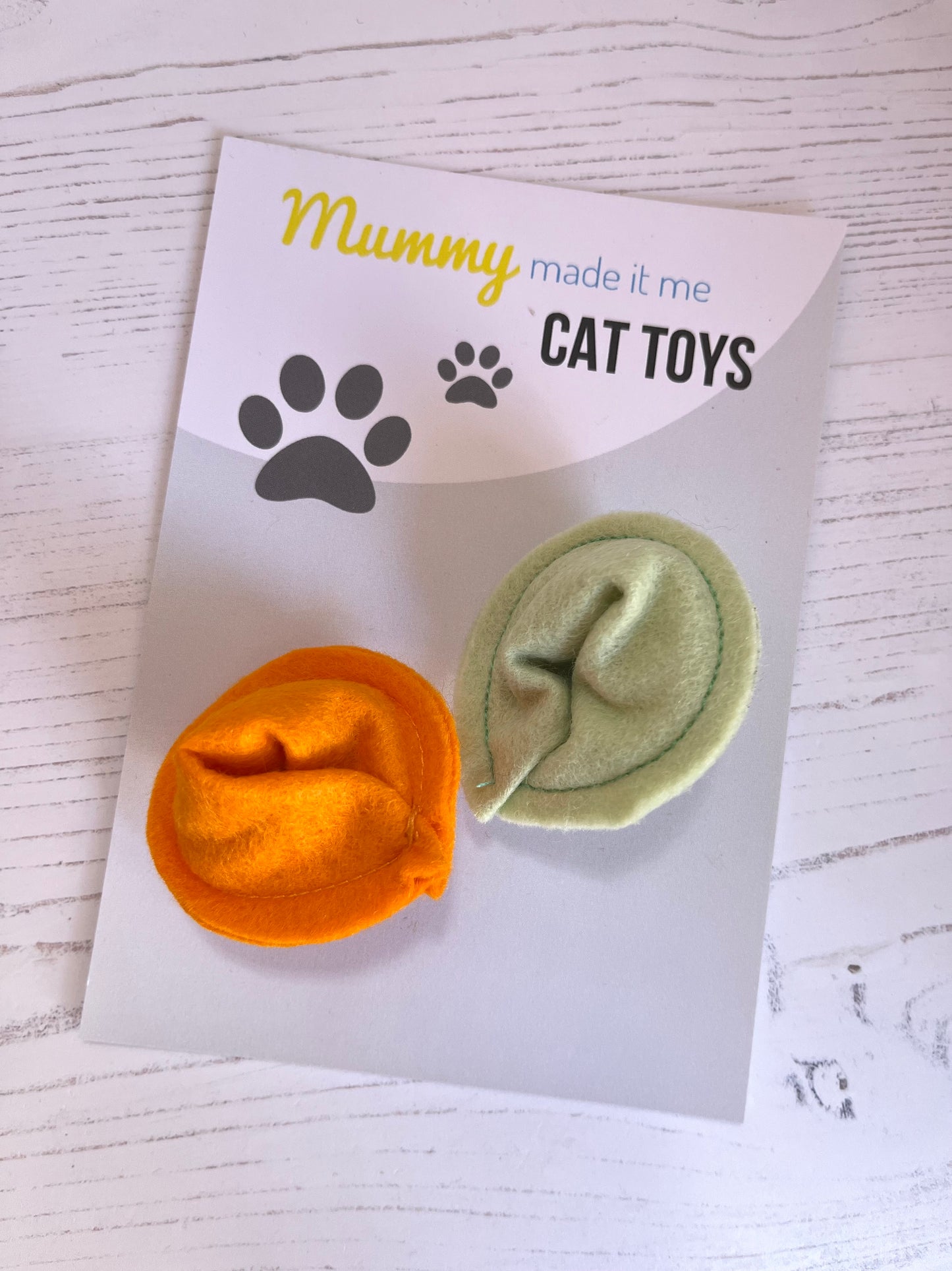 Novelty Felt Food Cat Nip Pasta Tortellini Cat Toy