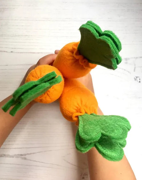 Pretend Play Felt Food Carrot