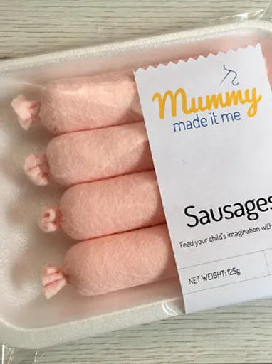 Pretend Play Felt Food Sausages