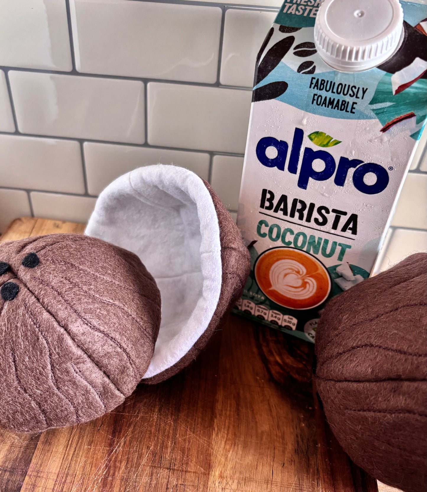 Pretend Play Felt Coconut