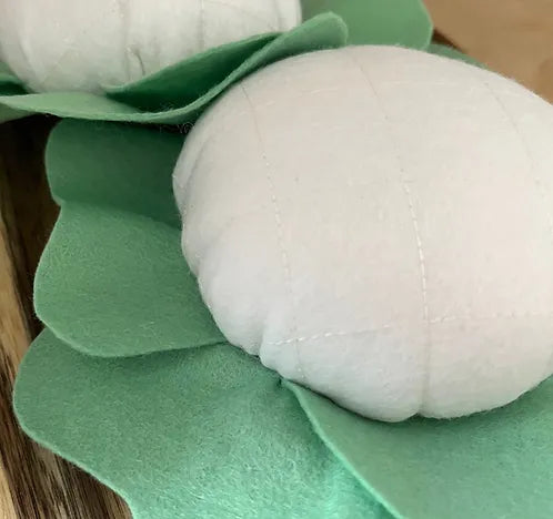 Pretend Play Felt Food Cauliflower