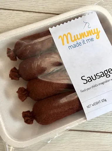 Pretend Play Felt Food Sausages