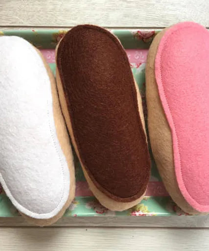 Pretend Play Felt Food Iced Buns