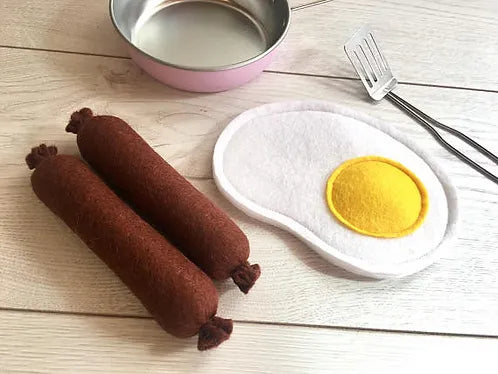 Pretend Play Food Egg & Sausages