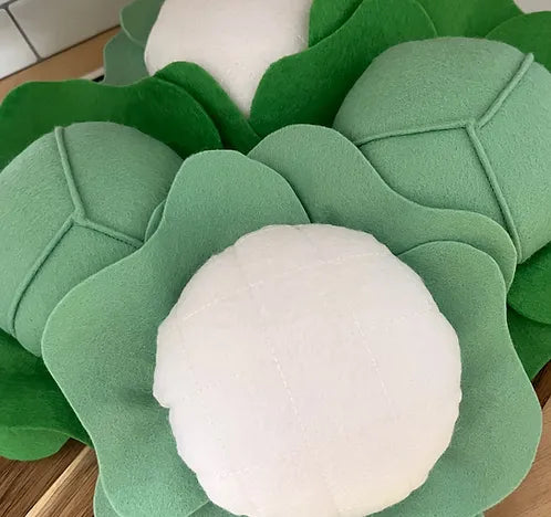 Pretend Play Felt Food Cauliflower