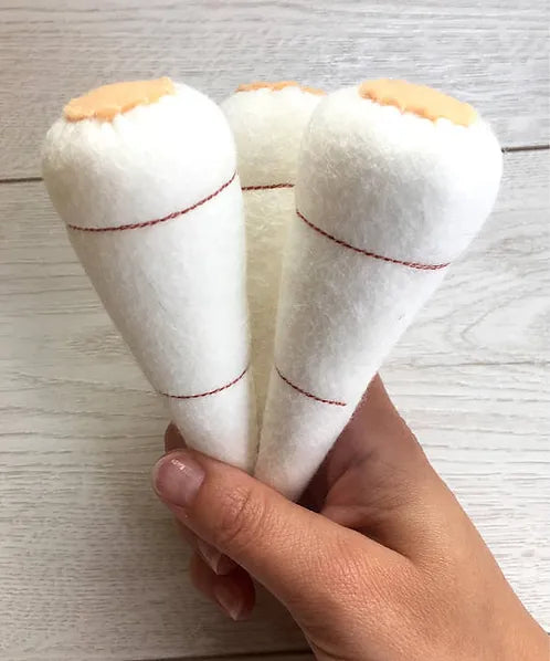 Pretend Play Felt Food Parsnip