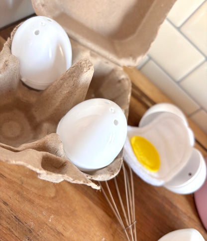 Pretend Play Box of Eggs with Mini Felt Eggs inside