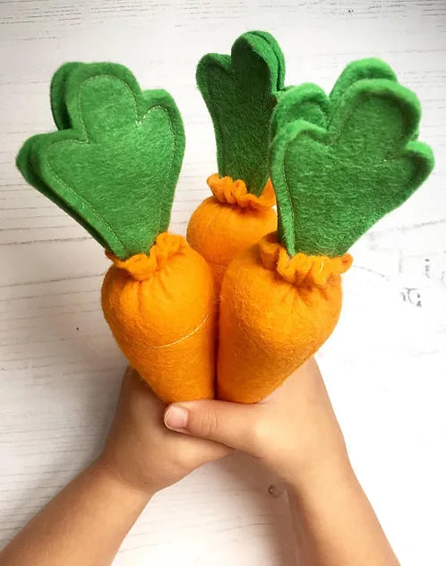 Pretend Play Felt Food Carrot