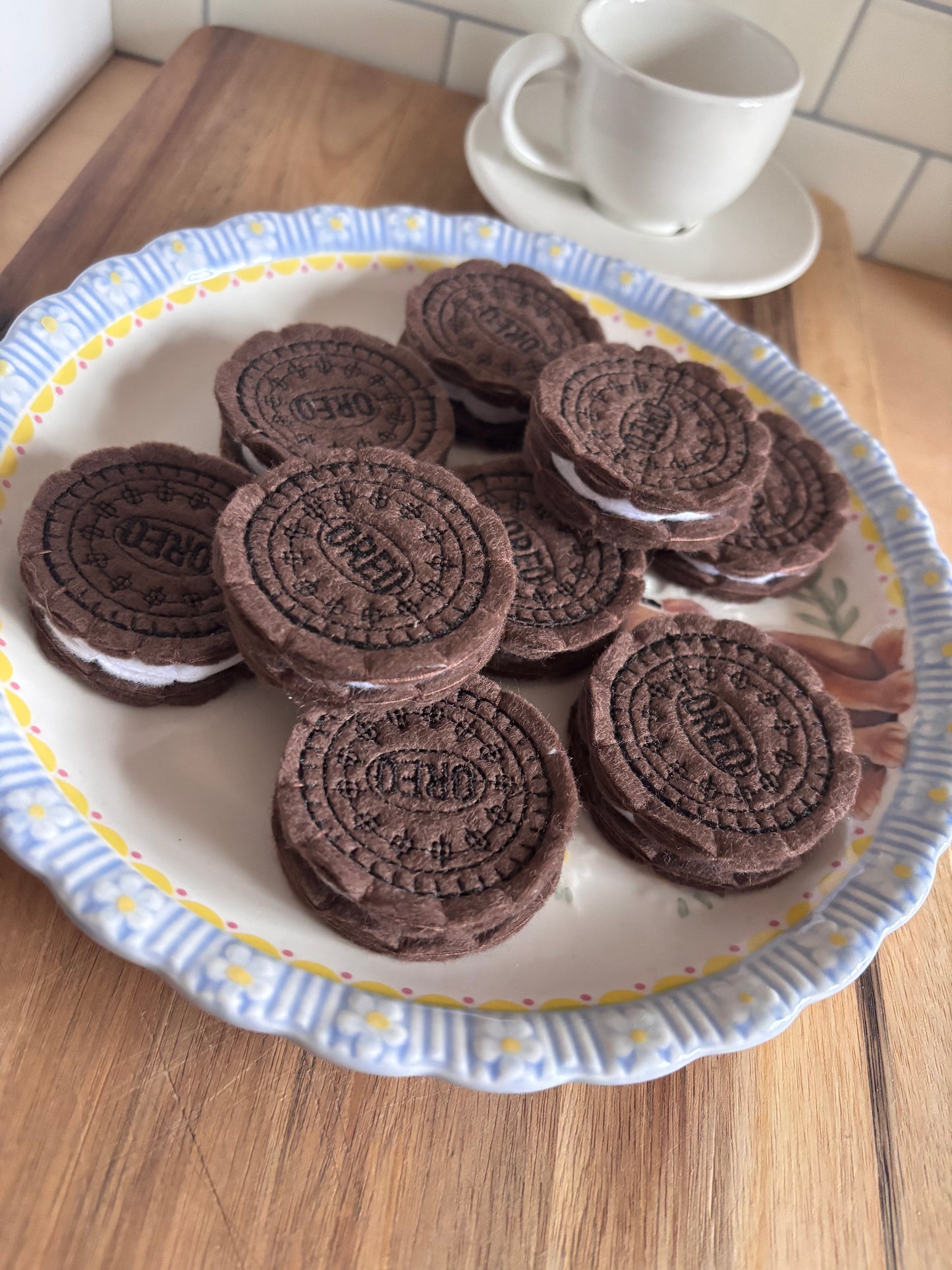 Pretend Play Felt Food Biscuits