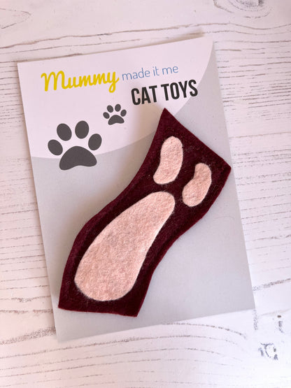 Novelty Felt Food Cat Nip Bacon Cat Toy