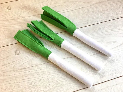 Pretend Play Felt Food Leek