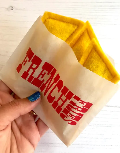 Novelty Felt Food Cat Nip French Fries Toy