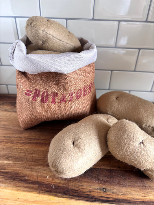 Pretend Play Felt Food Potatoes
