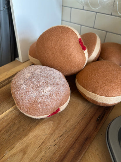 Pretend Play Felt Food Doughnut