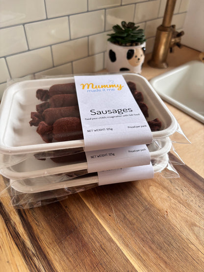 Pretend Play Felt Food Sausages