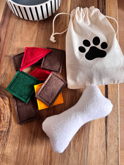 Pretend Play Felt Dog Kibble / Biscuits