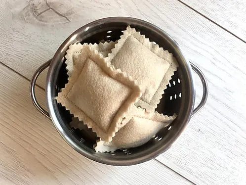 Pretend Play Felt Food Ravioli Pasta Parcels