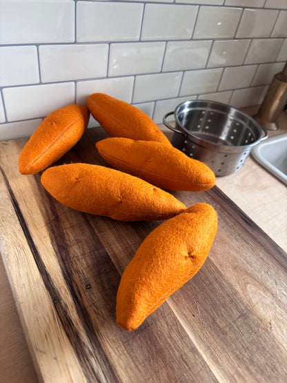 Pretend Play Felt Food Sweet Potato