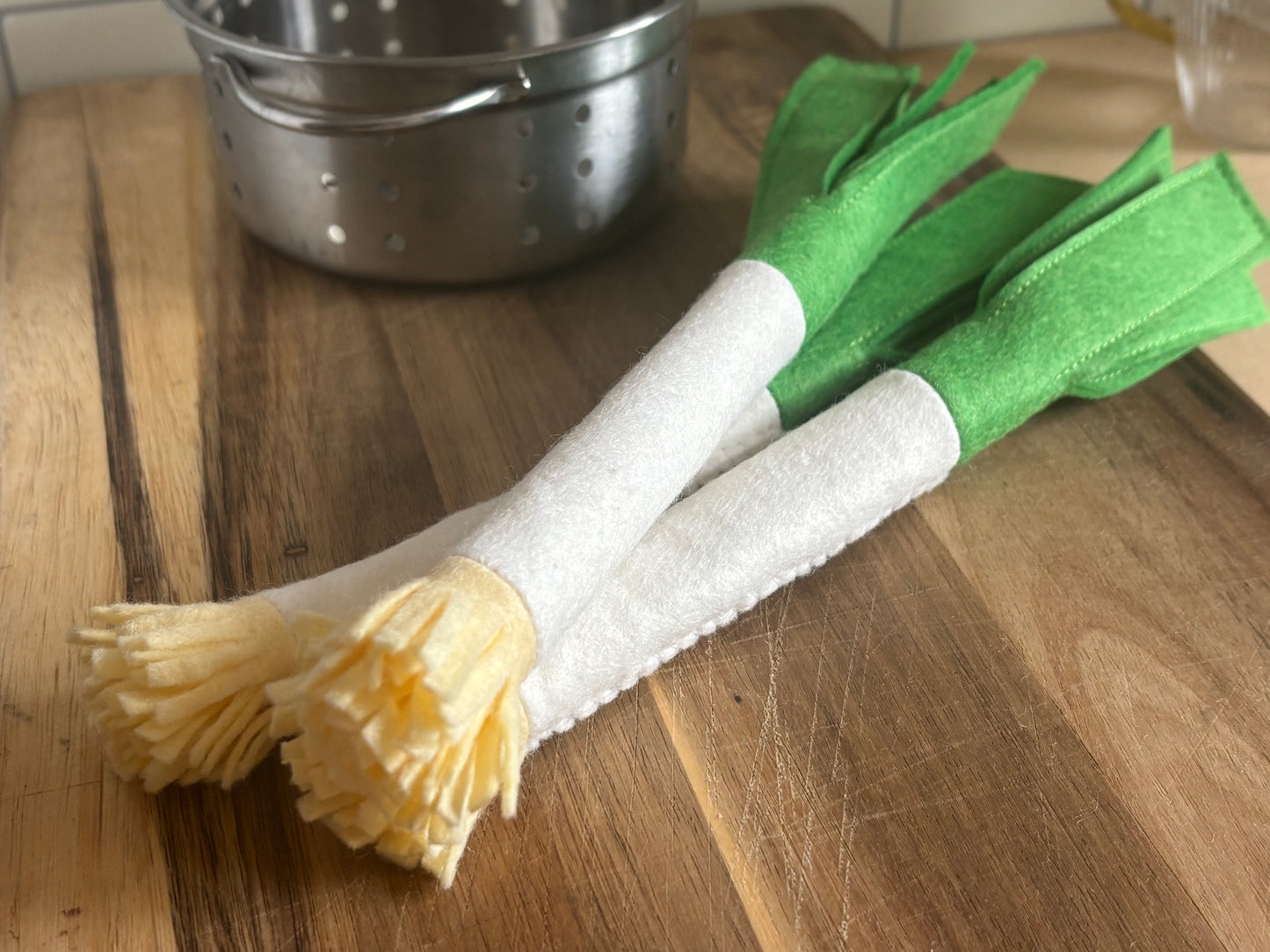 Pretend Play Felt Food Leek