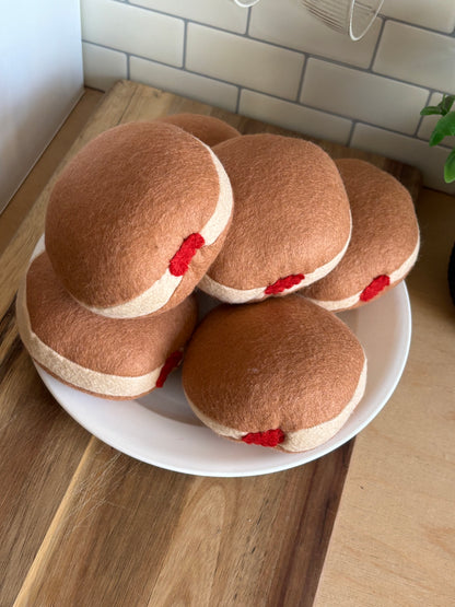 Pretend Play Felt Food Doughnut