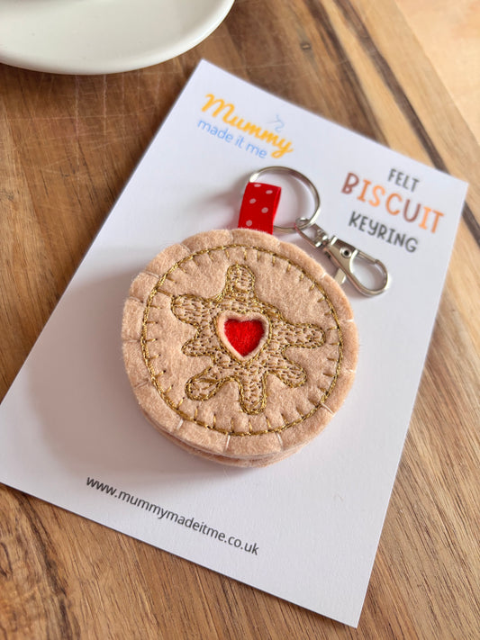 Felt Biscuit Keyring