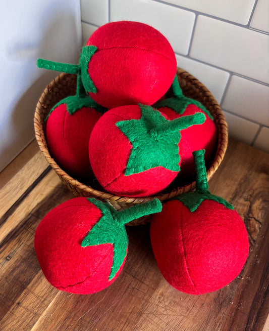Pretend Play Felt Food Tomato
