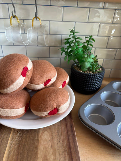 Pretend Play Felt Food Doughnut