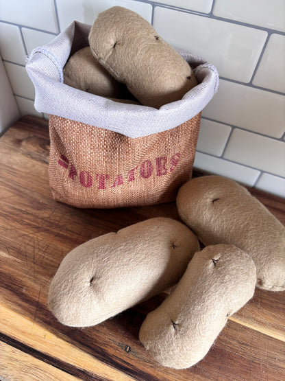 Pretend Play Felt Food Potatoes