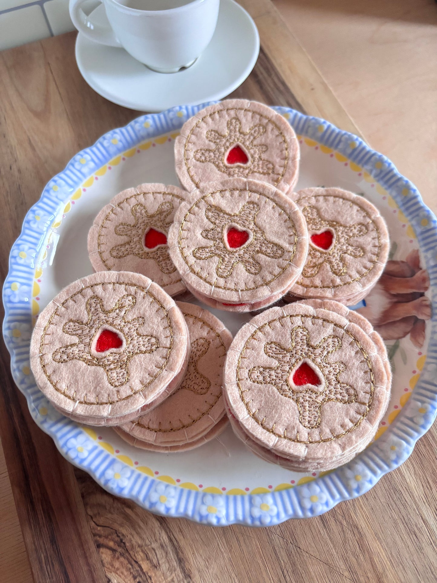 Pretend Play Felt Food Biscuits