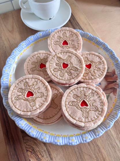 Pretend Play Felt Food Biscuits