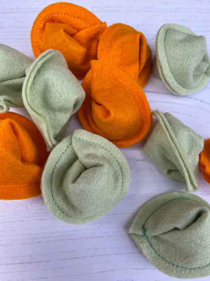 Novelty Felt Food Cat Nip Pasta Tortellini Cat Toy