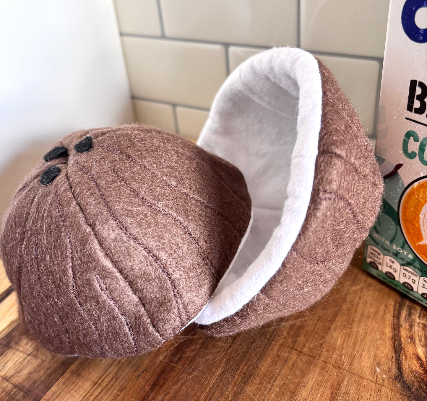 Pretend Play Felt Coconut