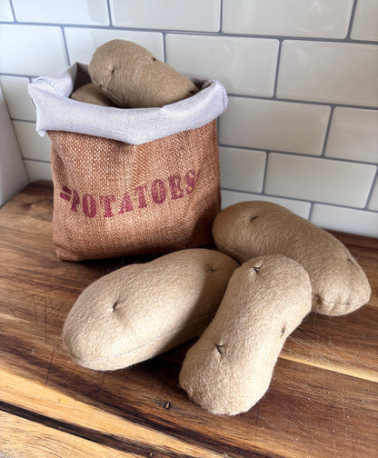 Pretend Play Felt Food Potatoes