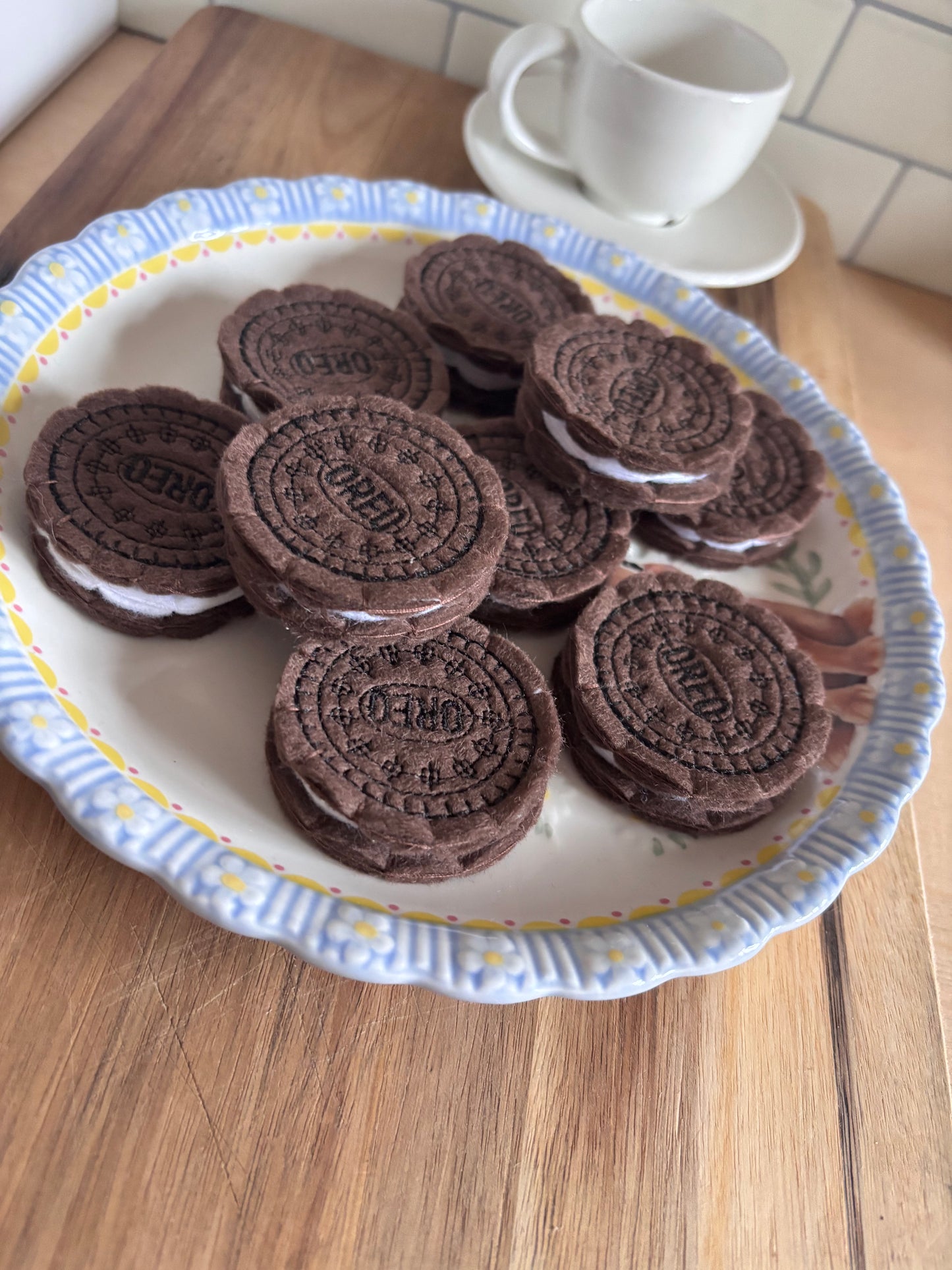 Pretend Play Felt Food Biscuits