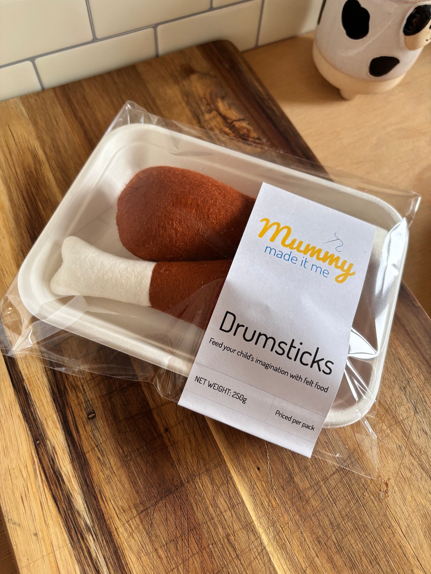 Pretend Play Felt Food Drumsticks