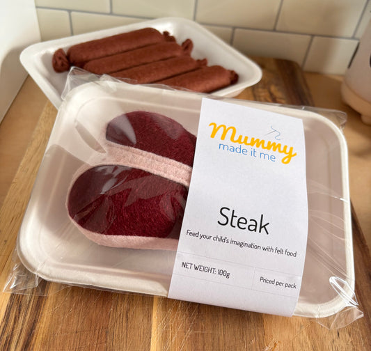 Pretend Play Felt Steak