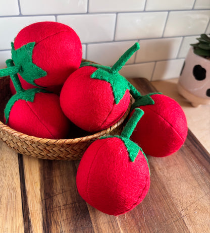 Pretend Play Felt Food Tomato
