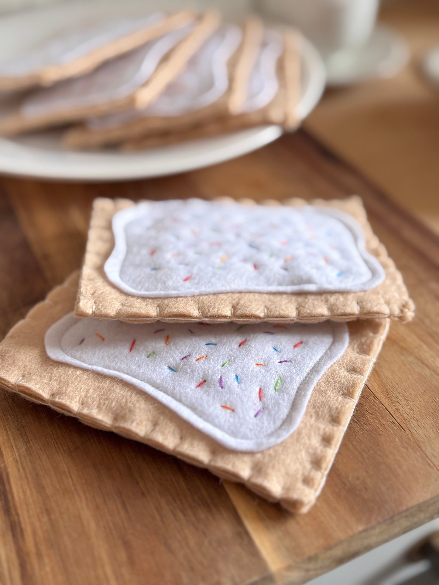 Pretend Play Felt Food Pop Tarts