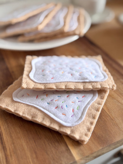 Pretend Play Felt Food Pop Tarts