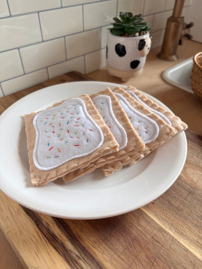Pretend Play Felt Food Pop Tarts