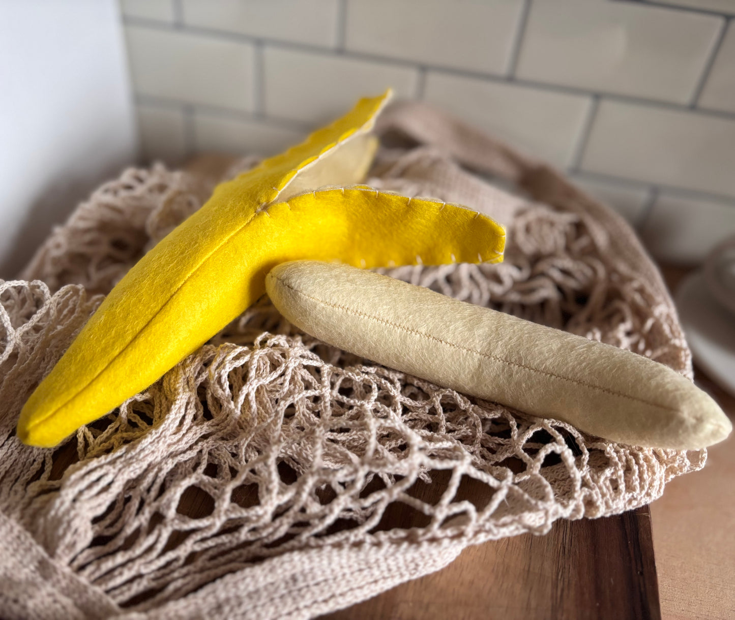 Pretend Play Felt Food Banana