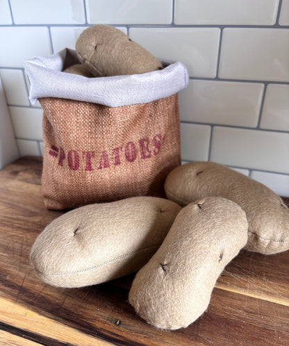 Pretend Play Felt Food Potatoes