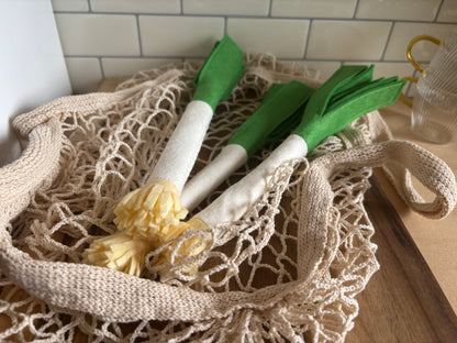 Pretend Play Felt Food Leek