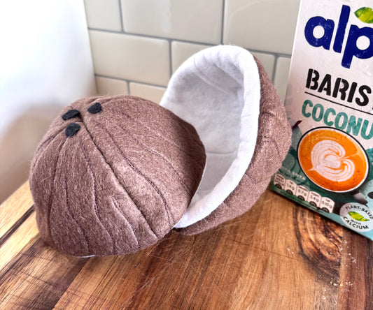 Pretend Play Felt Coconut