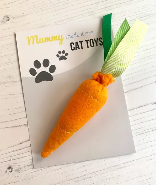 Novelty Felt Food Cat Nip Carrot Cat Toy