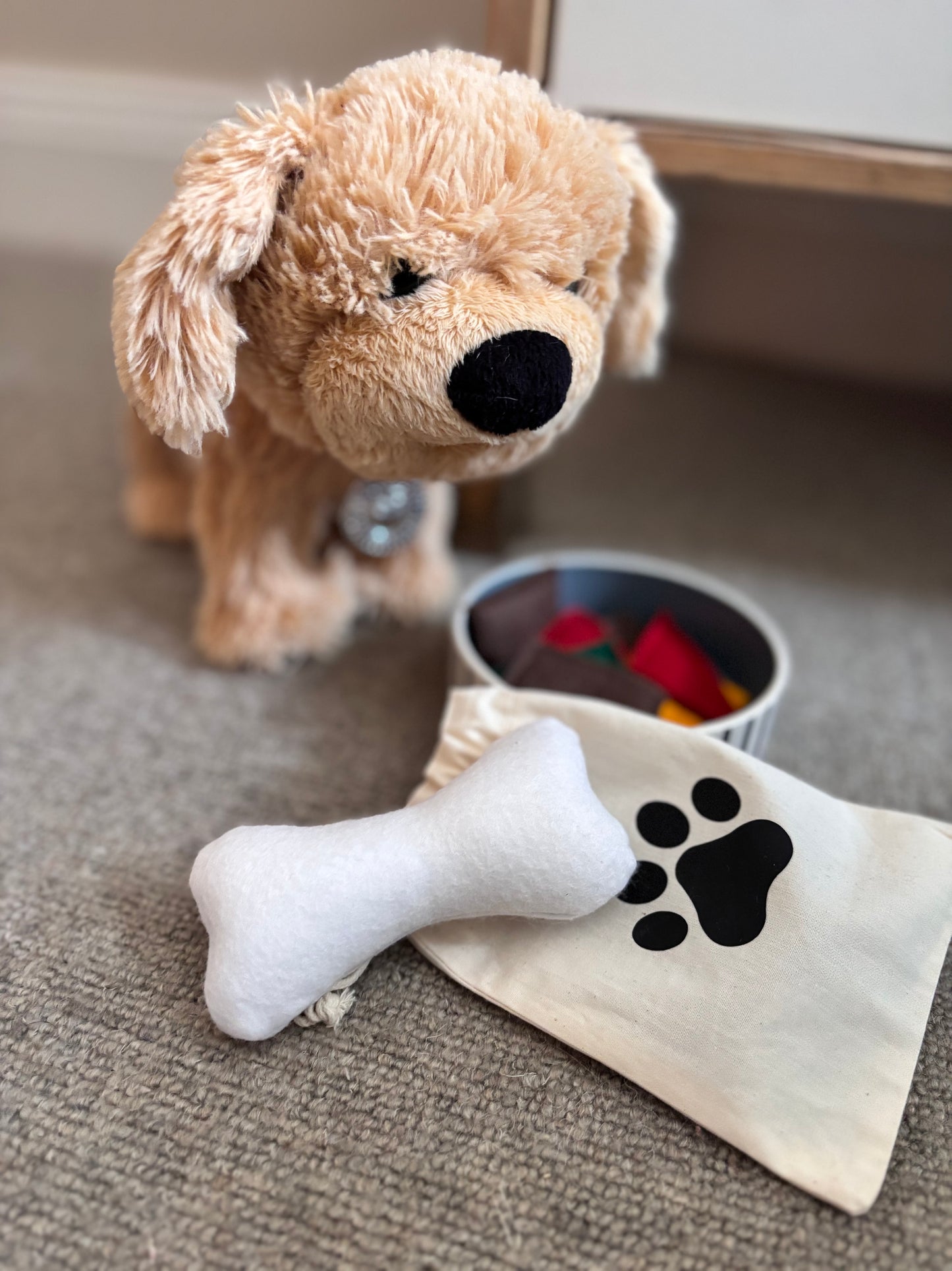 Pretend Play Felt Dog Kibble / Biscuits